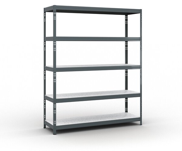 Policový regál 1966x1600x500 mm, nosnost 350kg