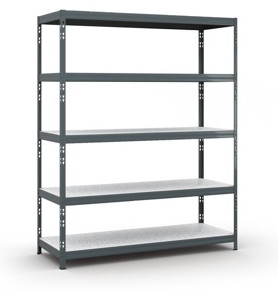 Policový regál 1966x1600x600 mm, nosnost 350kg