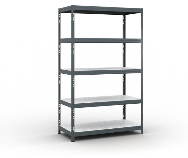Policový regál 1966x1200x600 mm, nosnost 280kg
