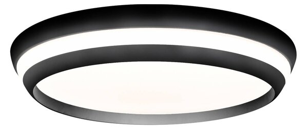 LED stropní světlo Cepa RGBW CCT černá Ø 45 cm