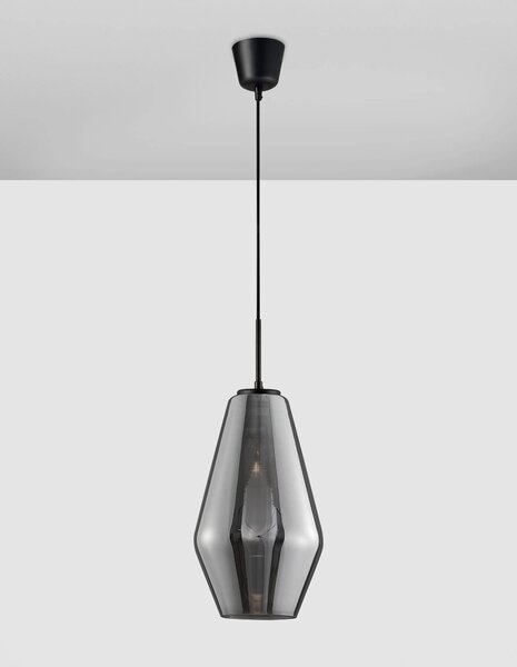 Moderní lustr Veiro 17 chrom – Šedá