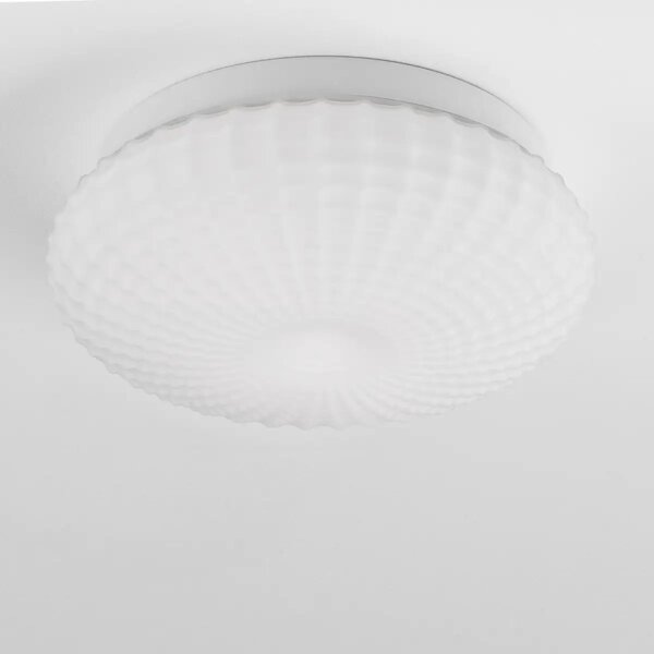 Designové stropní svítidlo Clam 30 bílé – Bílá
