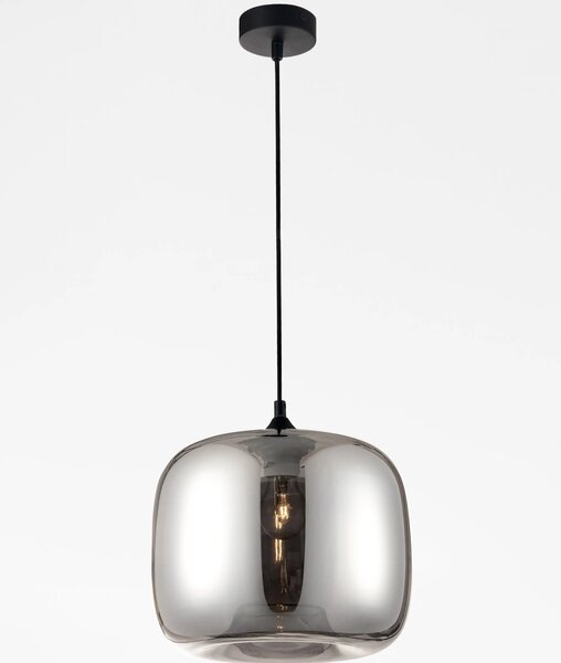 Retro lustr Savaz B 28 chrom – Šedá