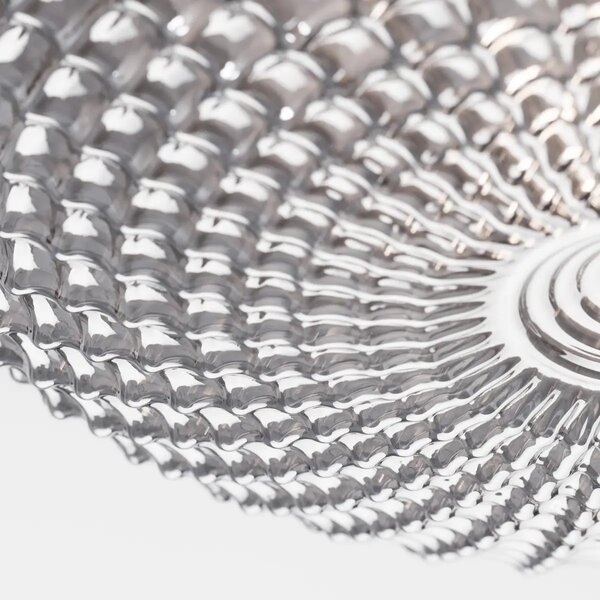 Designové stropní svítidlo Clam 30 chrom – Šedá