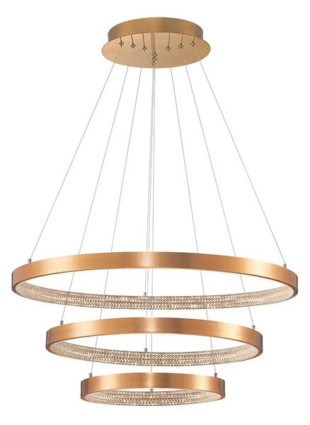 LED lustr Preston 180 zlaté – Zlatá