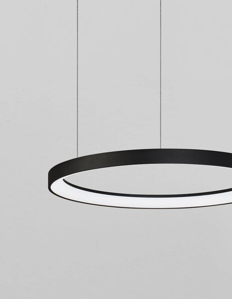 LED lustr Pertino 58 3000K černé – Černá