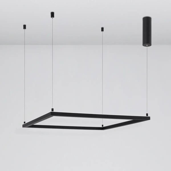 LED lustr Eterna 75 černé – Černá