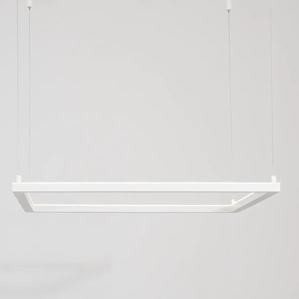 LED lustr Eterna 75 bílé – Bílá