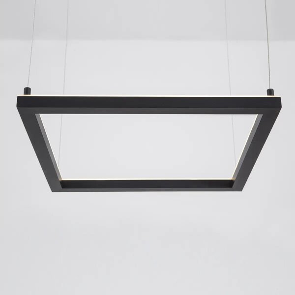 LED lustr Eterna 50 černé – Černá