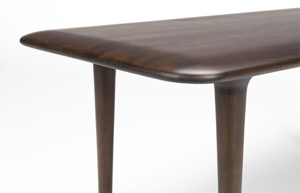 Dutchbone Tmavě hnědý dřevěný konferenční stolek ELROY 85 x 38 cm