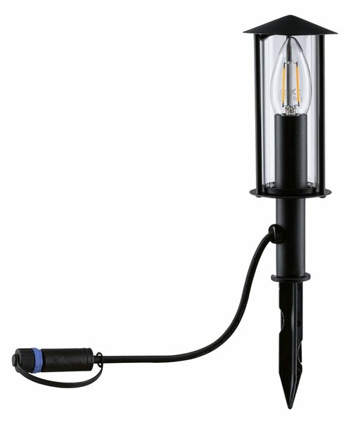 PAULMANN Plug & Shine sloupkové svítidlo klasické Mini IP44 2W 24V antracit E14 943.23