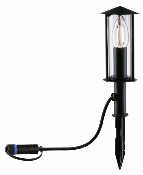 PAULMANN Plug & Shine sloupkové svítidlo klasické Mini IP44 2W 24V antracit E14 943.23