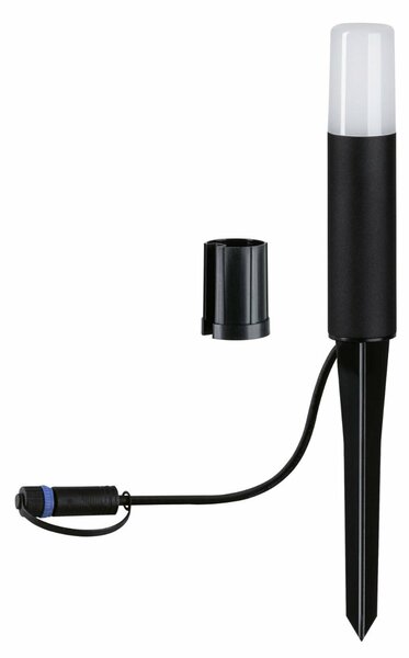 PAULMANN Plug & Shine stojací svítidlo Flarea 200mm IP65 3,6W 3.000K černá 945.33
