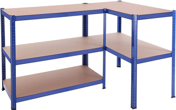 SONGMICS Regál Wera 100x200 cm modrý