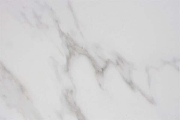 White Label Dubová komoda ALMIRA 180 x 40 cm s mramorovým dekorem