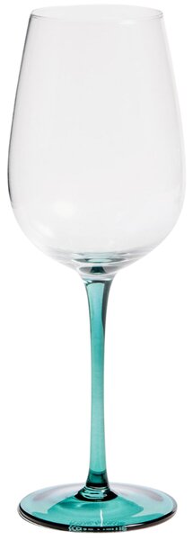 Kave Home Zelená sklenička na víno Irides 430 ml