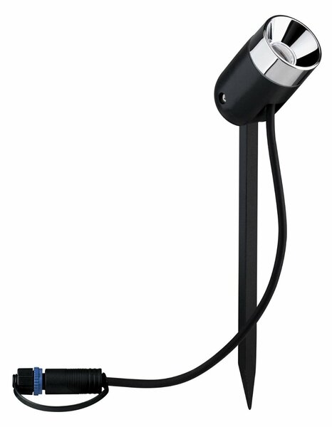 PAULMANN Plug & Shine zápich Pike IP65 3000K 3,5W 24V antracit 942.41 P 94241