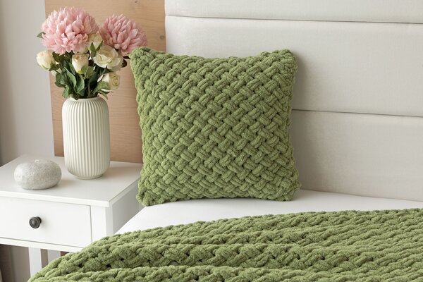 Povlak Knittingly zelený Mikropolyester 40/40
