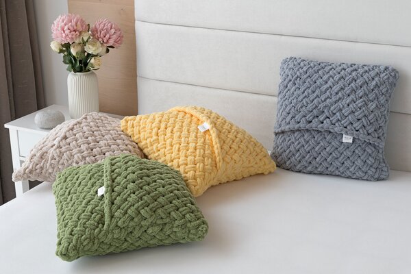 Povlak Knittingly natur Mikropolyester 40/40