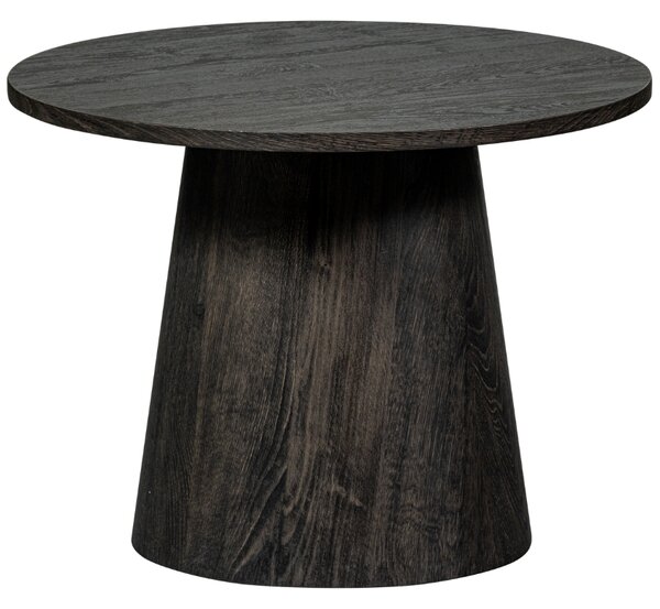 Hoorns Tmavě hnědý dřevěný konferenční stolek Otivan 80 cm