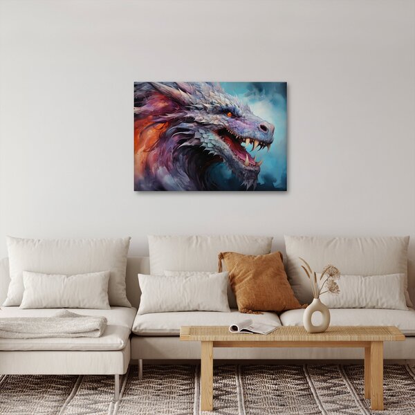 Obraz - Ilustrace draka (70x50 cm)