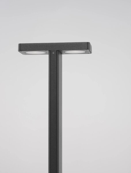 Venkovní LED lampa Poet 235 tmavě šedé – Šedá