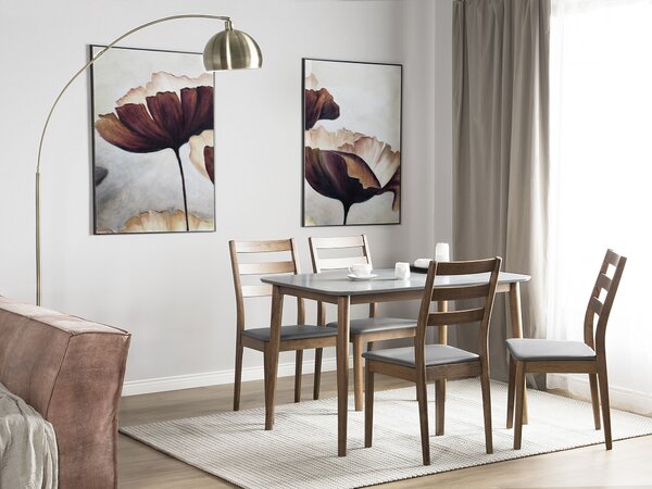Jídelní stůl MODESTO Šedá 120 cm 80 cm Dřevo