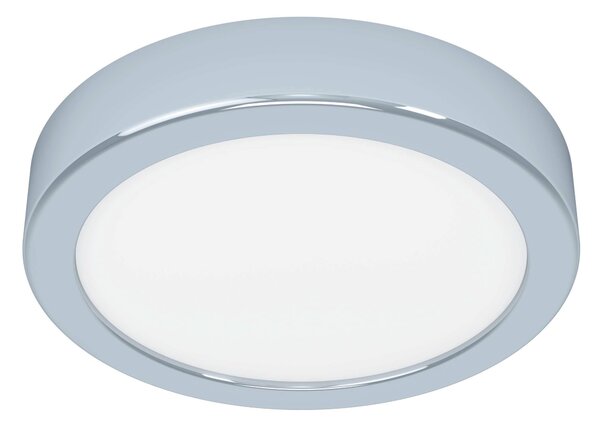 EGLO LED stropní osvětlení do koupelny FUEVA 5, 11W, teplá bílá, 16cm, kulaté, chromované 900639