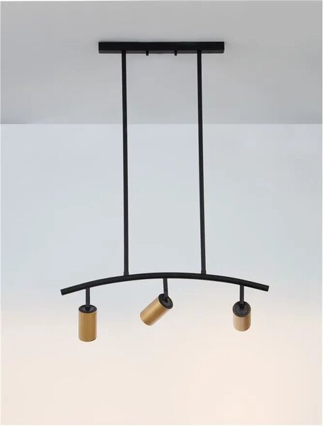 LED lustr Pogno 722 černé – GU10
