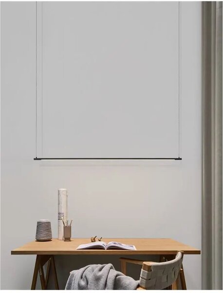 LED lustr Elettra 120 černé – Černá