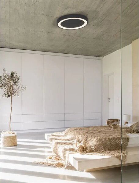 LED stropní svítidlo Nodi 45 černé – Černá