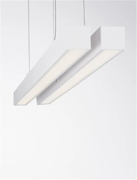 LED lustr X-Line 100 bílé – Bílá