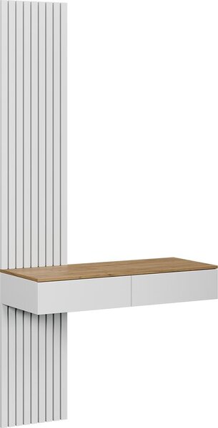 Toaletní stolek Vicco Melina Bílá/dub 100 cm se 2 zásuvkami, Model 57979