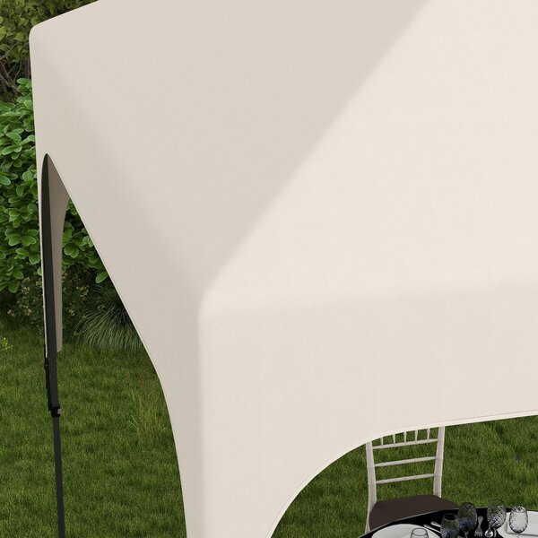 Zahradní altán Outsunny 2,5 x 2,5 m skládací pop-up střecha s nastavitelnou výškou 4 úrovně UV50+ Oxfordská látka, ocelový rám, taška na přenášení sou