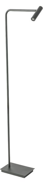 LED stojací lampa Fler – Černá