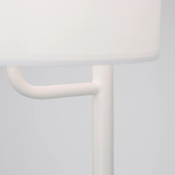 Retro stojací lampa Yama 20 bílé – Bílá
