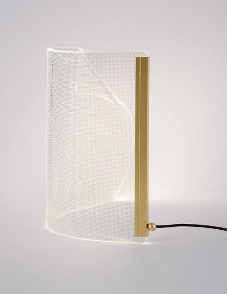 LED stolní lampa Siderno – Zlatá