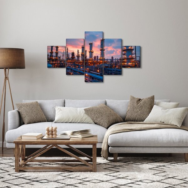 Obraz - Průmyslový závod (125x70 cm)
