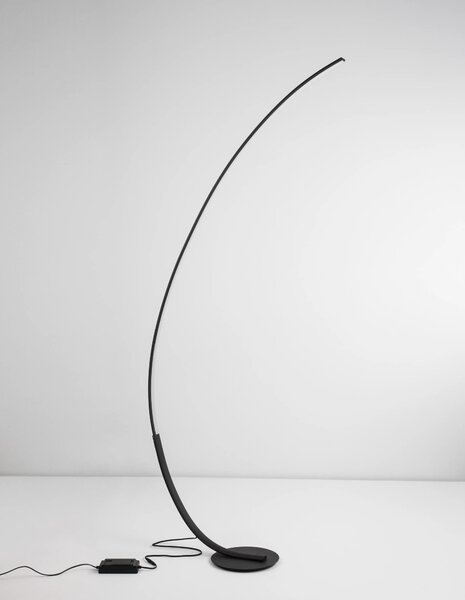 LED stojací lampa Premium 26 černé – Černá