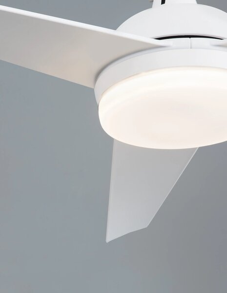 Stropní ventilátor Flow 15.2 bílé s dálkovým ovládáním – Bílá