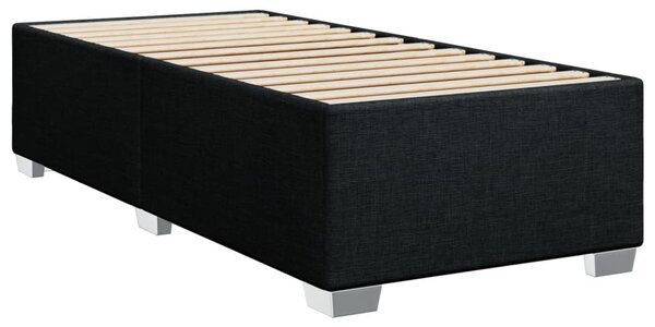 Box spring postel s matrací černá 80 x 200 cm textil 3290310