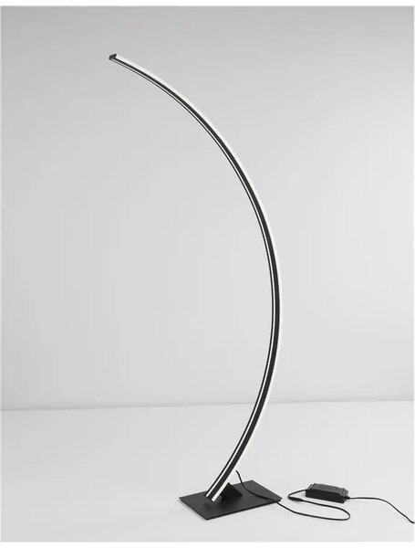 LED stojací lampa Premium 20 černé – Černá