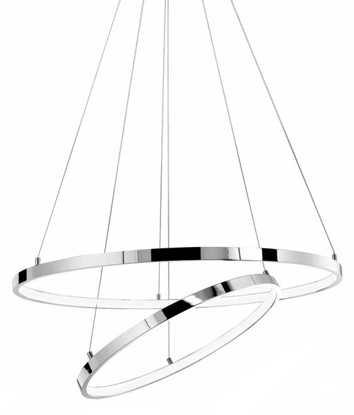 LED lustr Aria 75W 60 chrome – Šedá