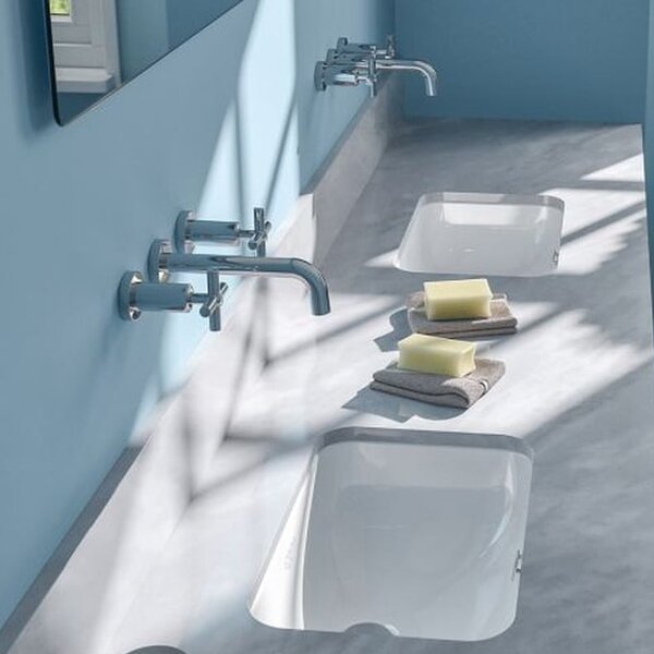 Catalano Canova Royal umyvadlo 50x35 cm obdélníkový pod pult bílá lesk 0727500001
