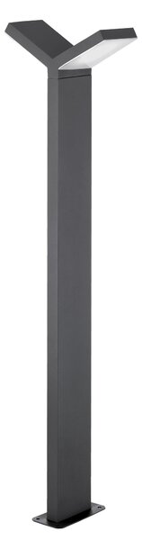 Venkovní LED lampa Park 2 x 6W 125 tmavě šedé – Šedá