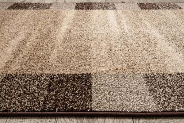 Makro Abra Běhoun KARMEL Moderní Geometrický hnědý Šíře: 70 cm