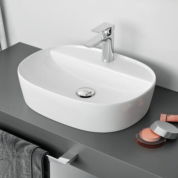 Actima Ronity umyvadlo 50x38 cm obdélníkový na pult bílá lesk CEAC.2901.500.WH