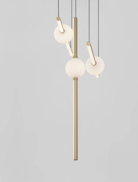 Rustikální lustr Acrobat 89 – LED