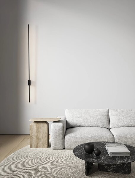 Designové nástěnné svítidlo Tien 120 černé – Černá