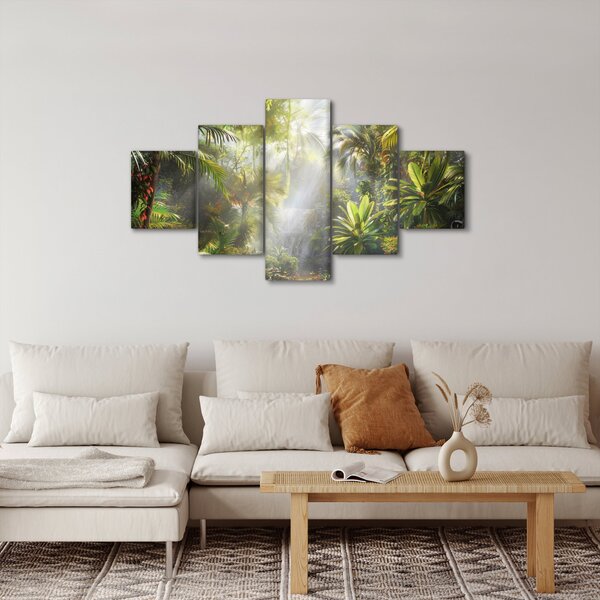 Obraz - Tropický deštný prales (125x70 cm)